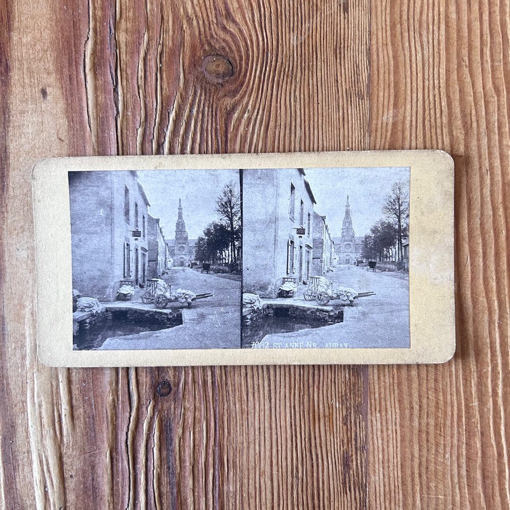 Victorian Stereoscopic View-St Anne Nr Auray, France c1890's - Image 2