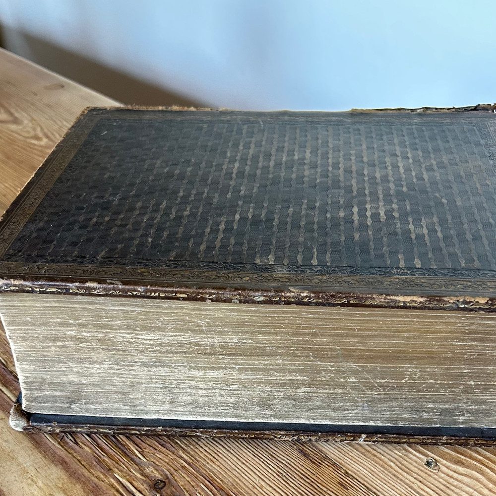 The Self Interpreting Bible by Rev John Brown c1864 Large Leather Bound Illust - Image 7