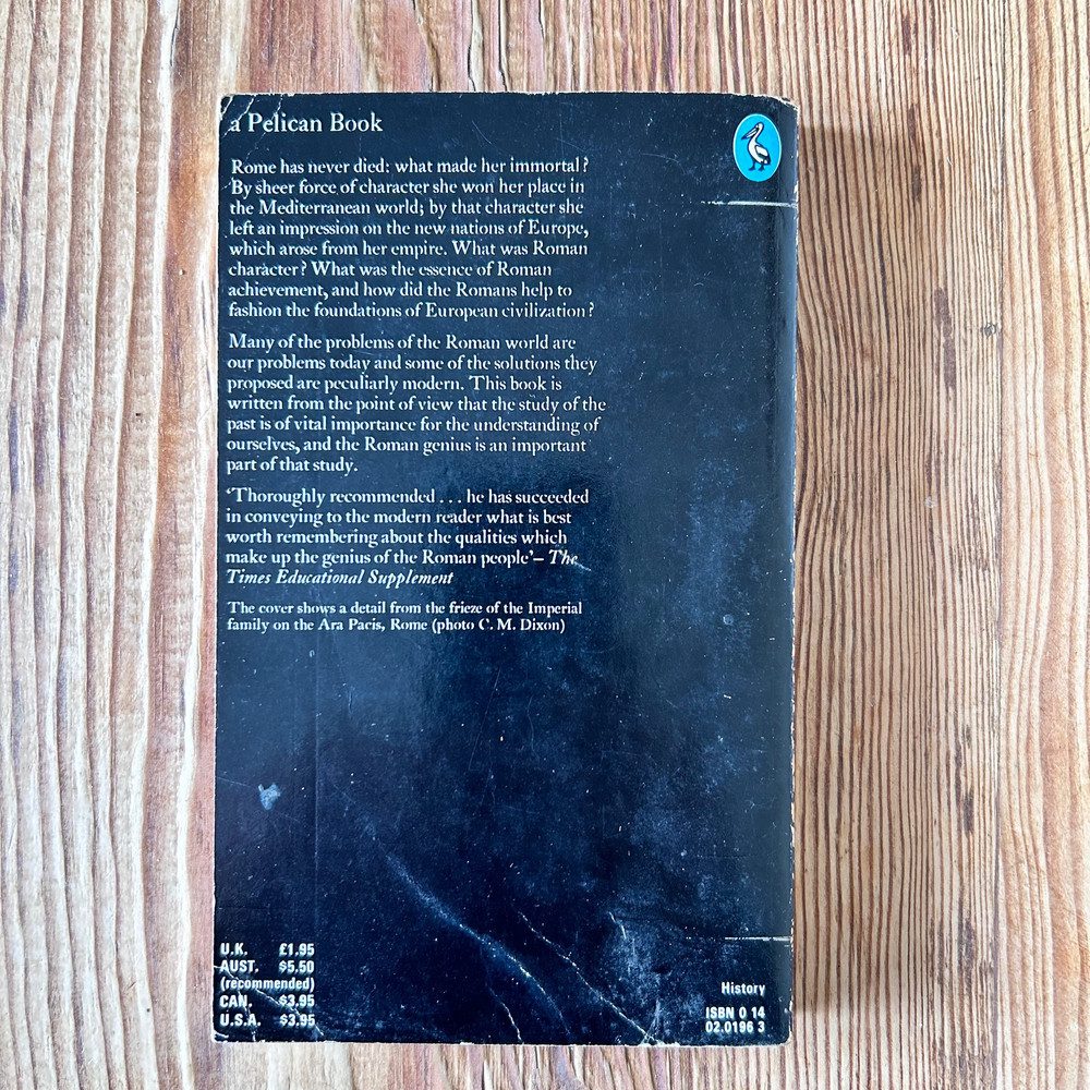 The Romans by R H Barrow c1982 Penguin Paperback - Image 4