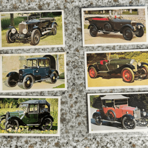 Set 24 The Doncella Golden Age of Motoring John Players Cigarette Cards c1977