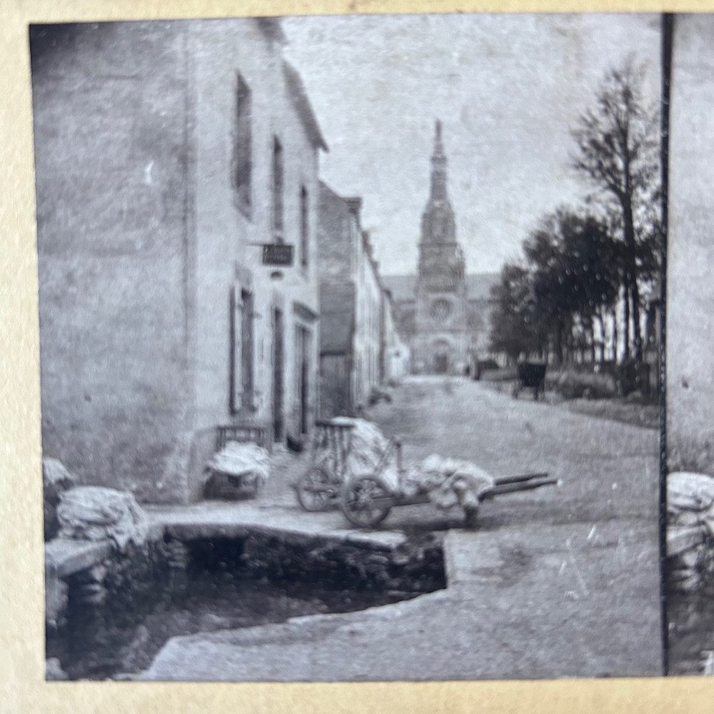 Victorian Stereoscopic View-St Anne Nr Auray, France c1890's