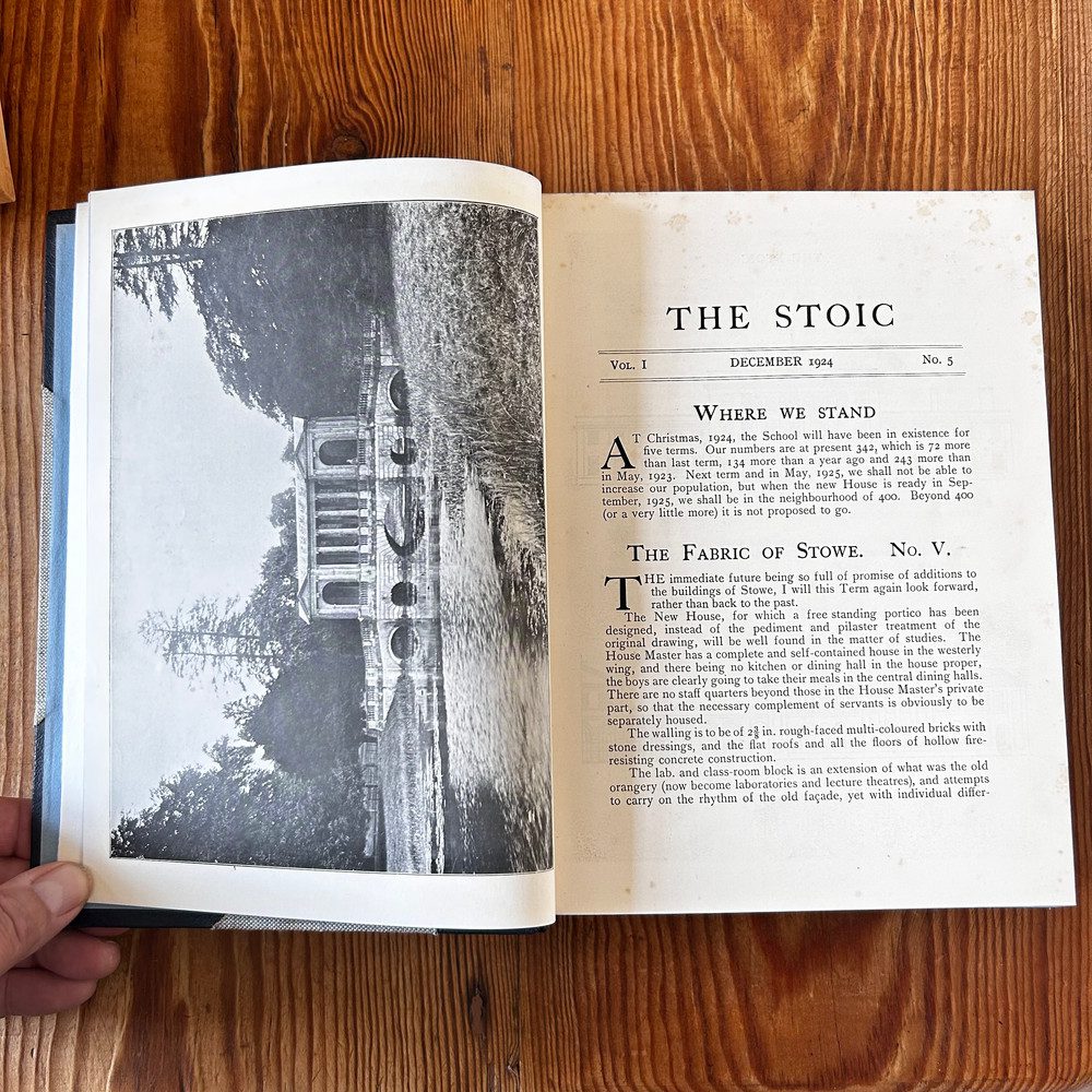 The Stoic 1924 to 1928 Stowe School Bound in One Volume - Image 3