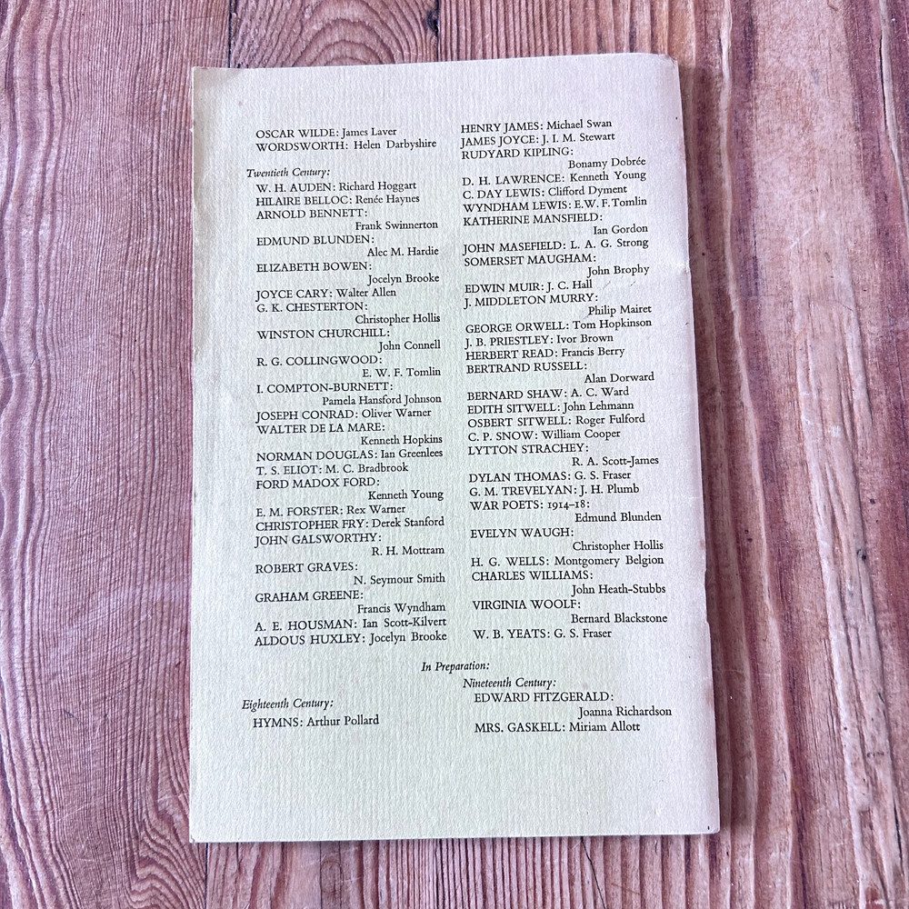 E M Forster by Rex Warner, Writers and Their Work No7 c1954 - Image 3
