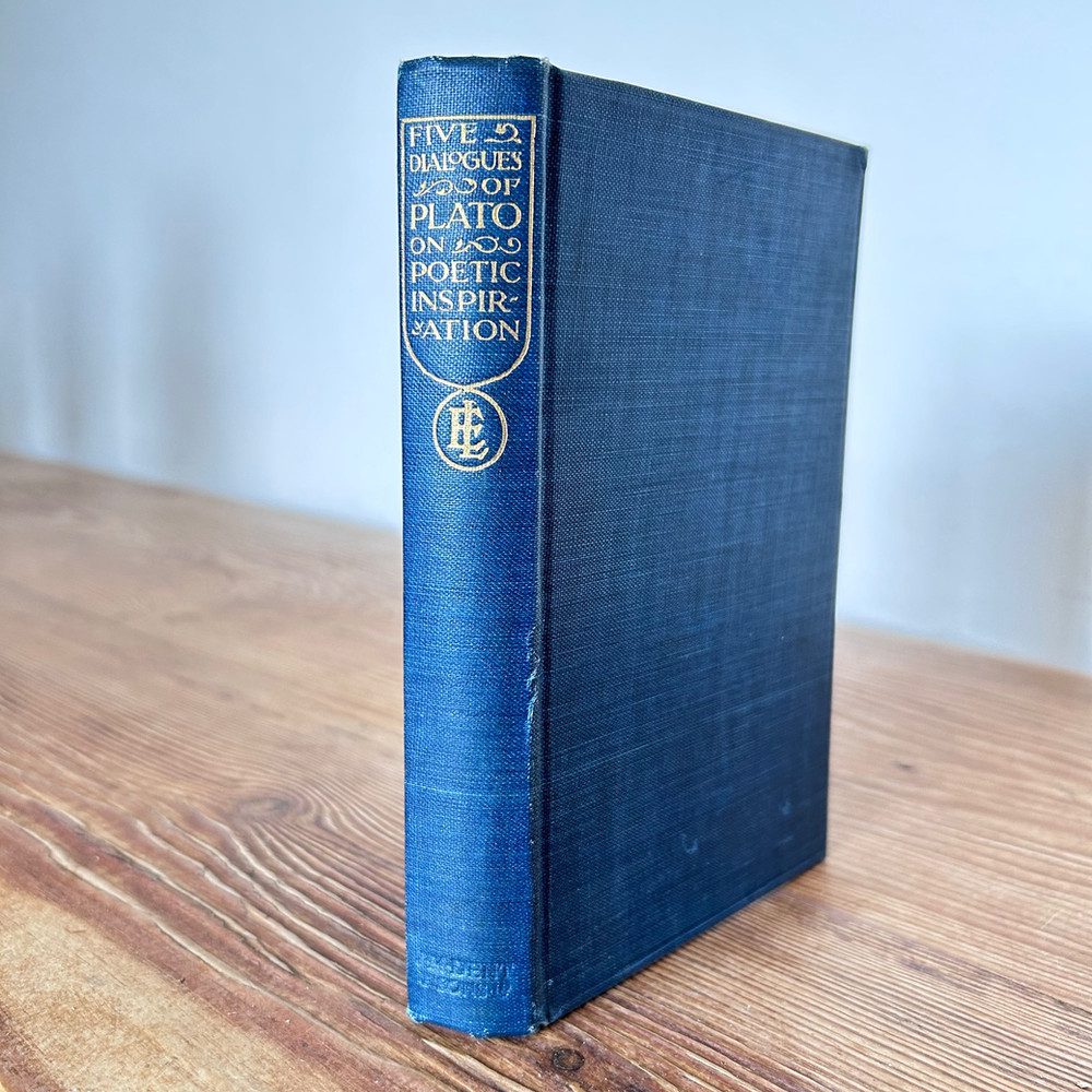 Five dialogues of Plato bearing on poetic inspiration. c1927
