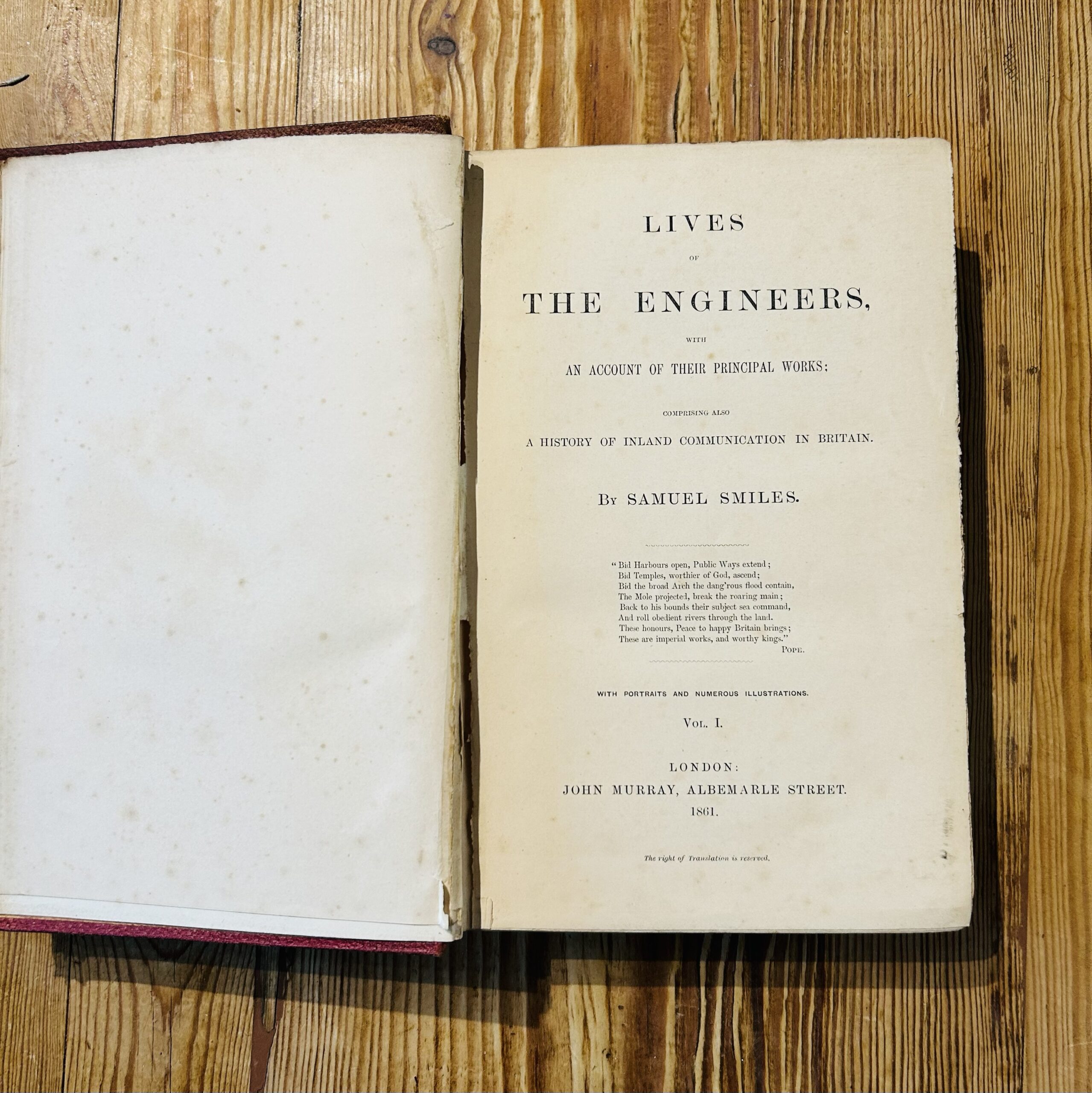 Lives of the Engineers with An Account of Their Principle Works by Samuel Smiles Vol: I & II c1861 - Image 4