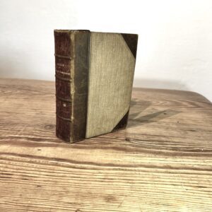 Quits-A Novel by Baroness Tautphoeus Two Vols in One c1858 Tauchnitz Edition 1/4 Leather