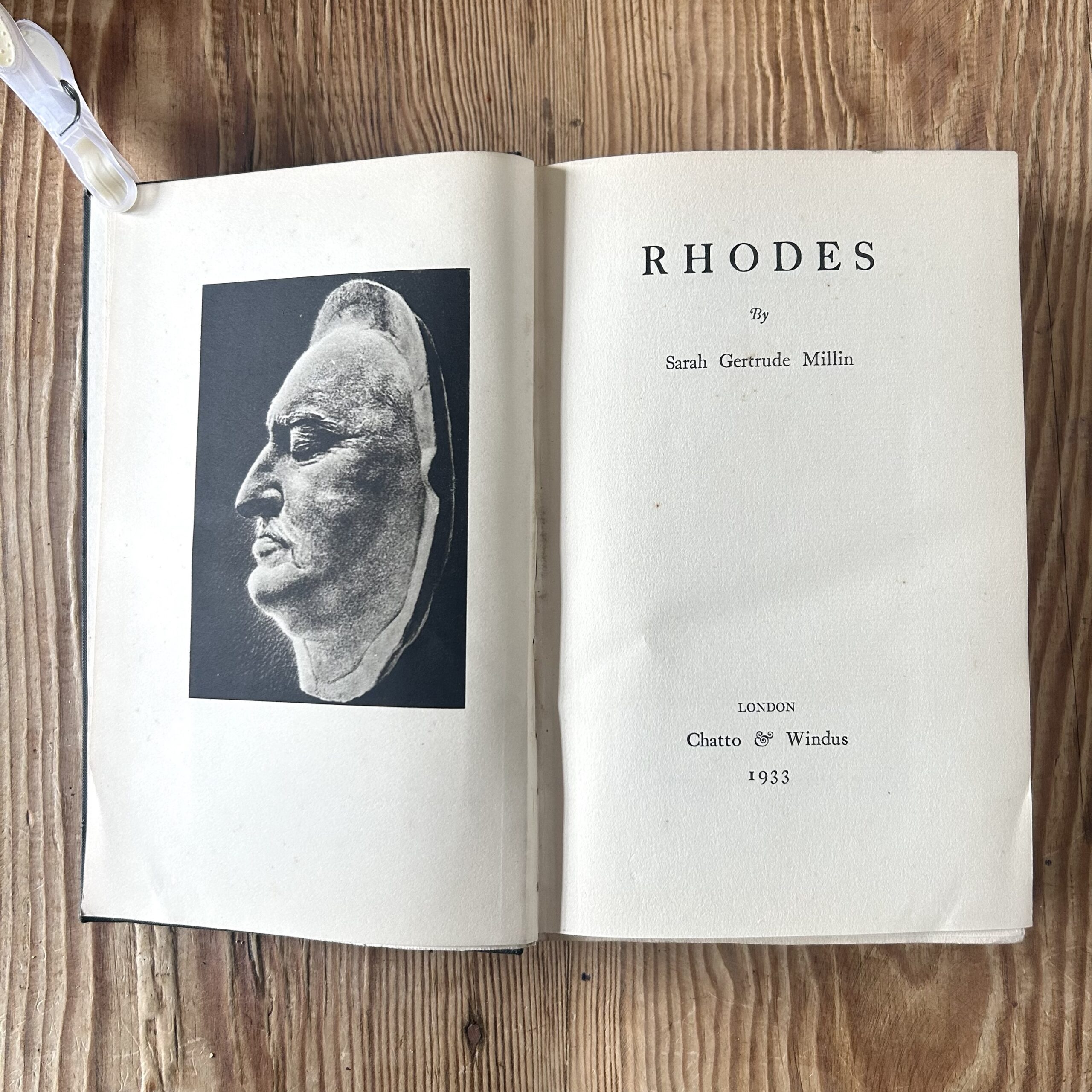 Rhodes by Sarah Gertrude Millin – Chatto & Windus 1933 First Edition - Image 2