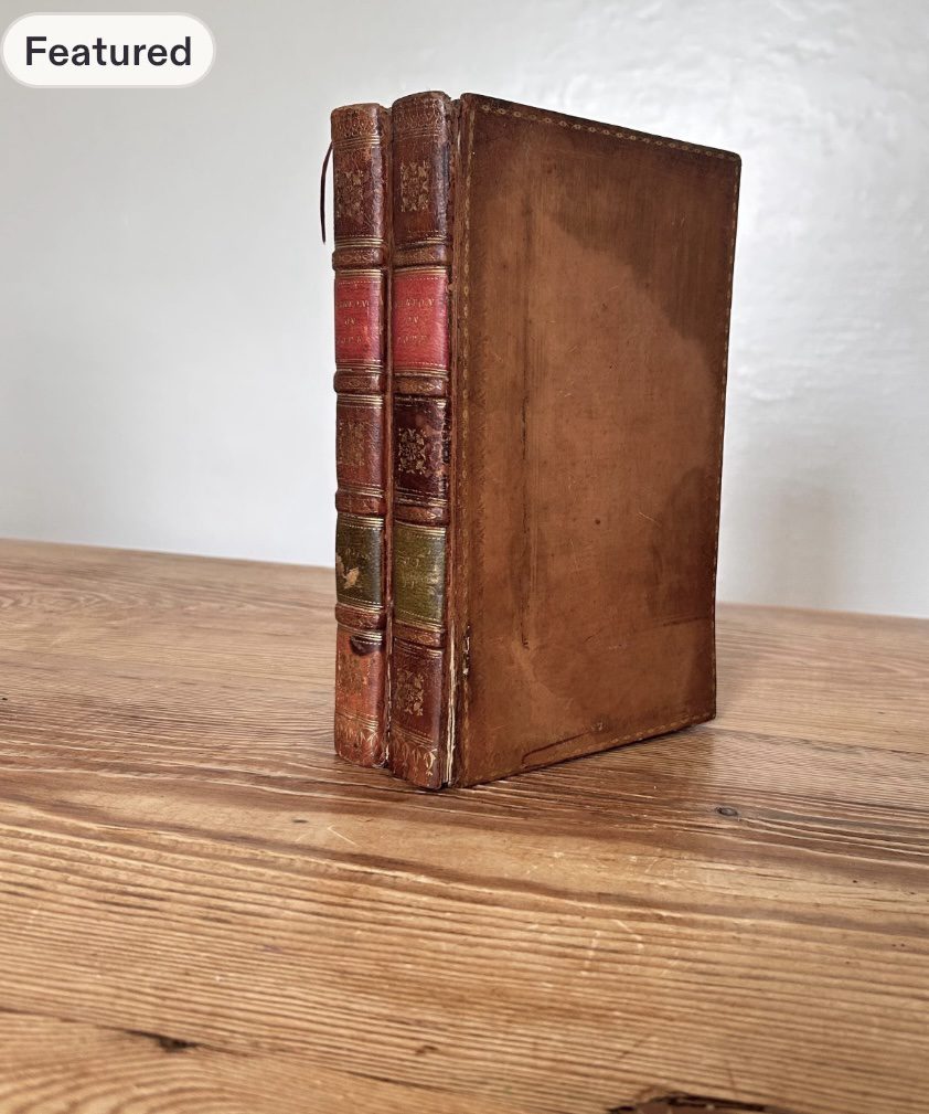 An Essay on the Genius and Writings of Pope by Joseph Warton 1806 5th Edition Corrected Leather 2 Volume Antique Book Set Rare 19th Century